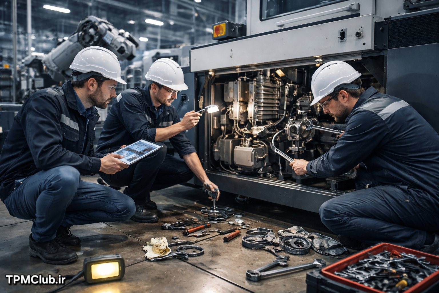 توقف اضطراری خط تولید