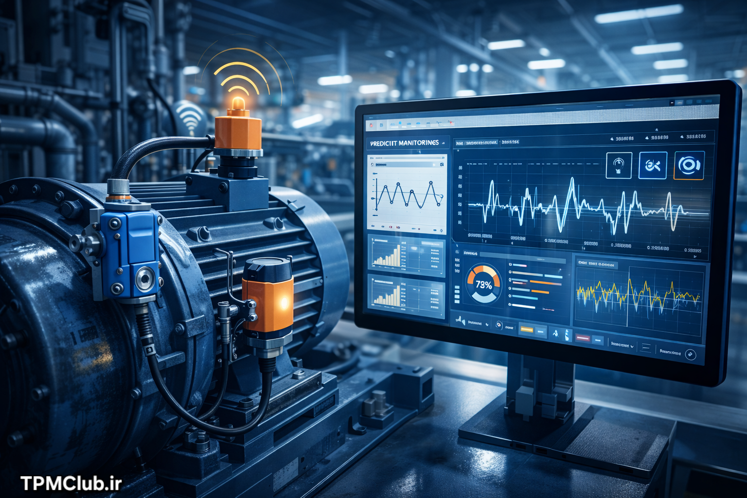 پایش وضعیت تجهیزات با سنسور در نت پیشبینانه