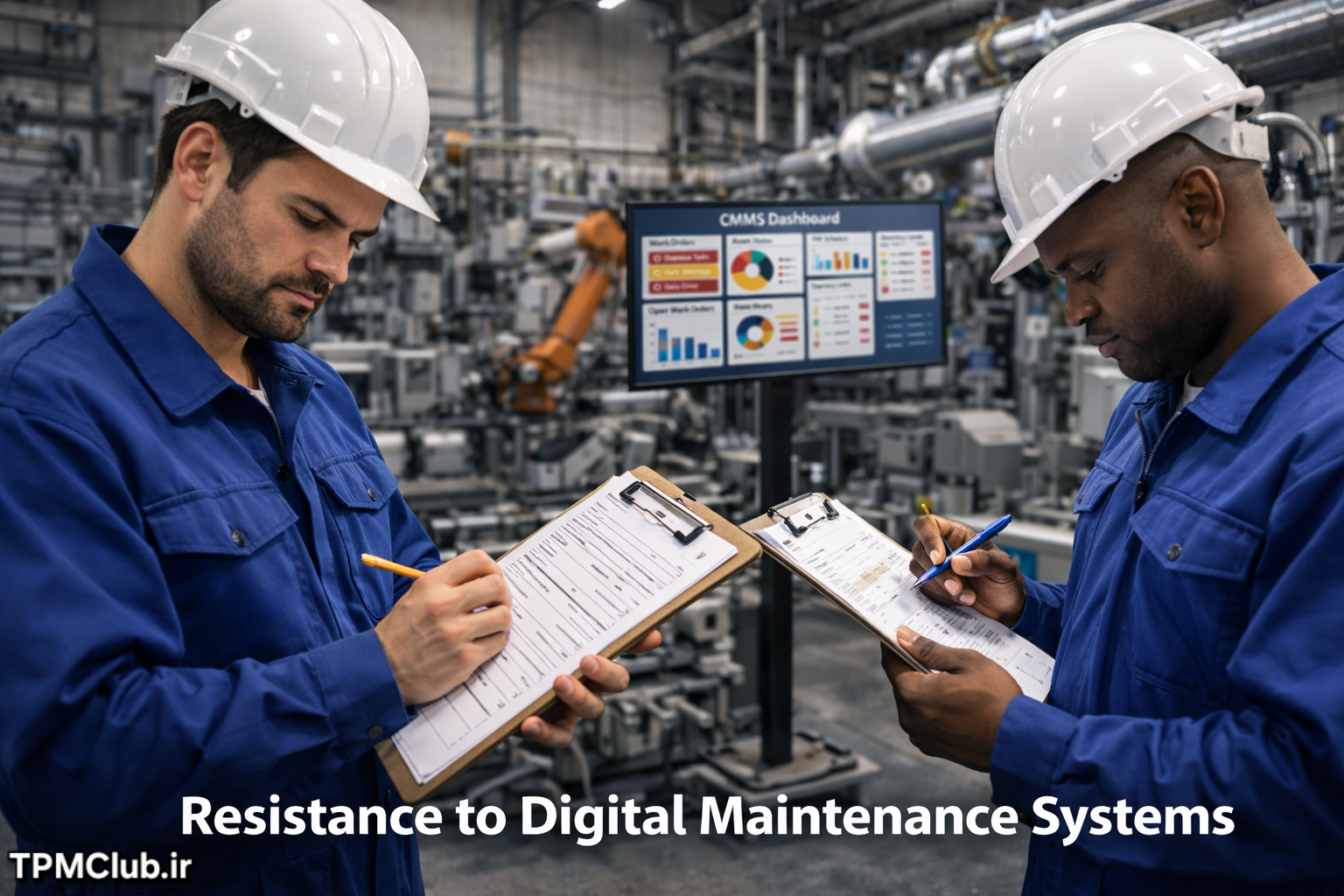 مقاومت تکنسین‌های نگهداری در استفاده از نرم‌افزار CMMS