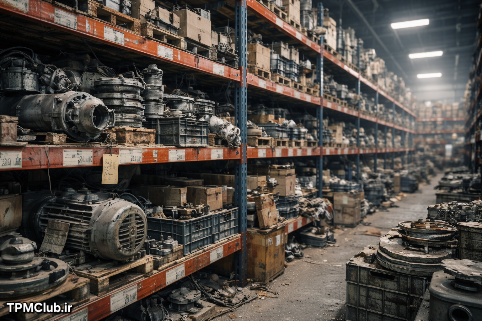 انباشت قطعات یدکی بلااستفاده و خواب سرمایه در انبار صنعتی