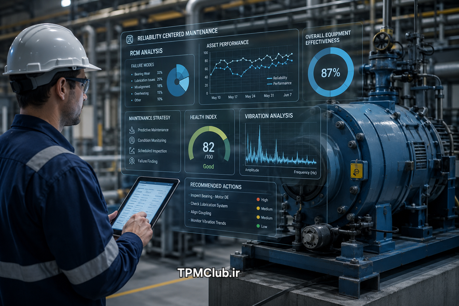 مفهوم سیستم نگهداری و تعمیرات مبتنی بر قابلیت اطمینان RCM