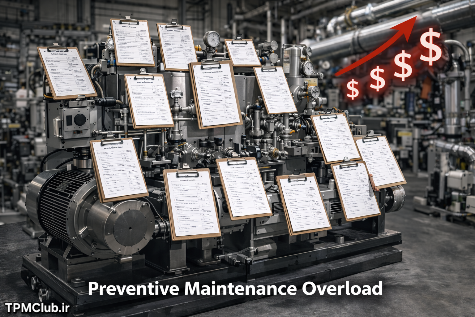 نگهداری پیشگیرانه بیش از حد و افزایش هزینه‌های تعمیرات