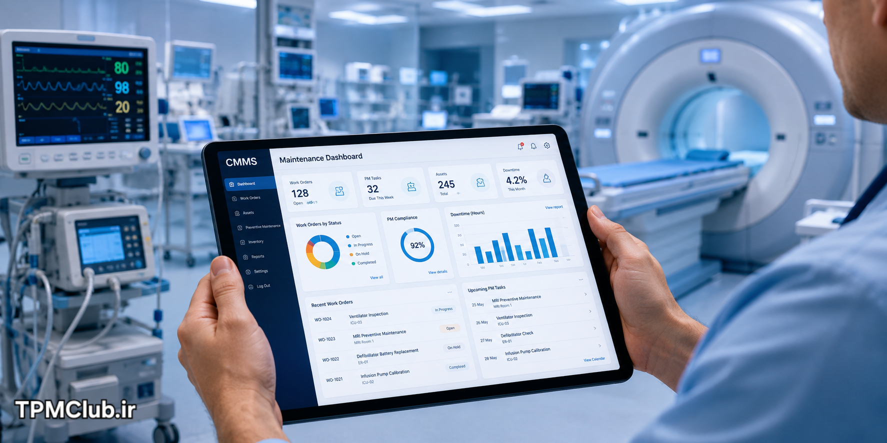 بهترین سیستم CMMS برای بیمارستان‌ها
